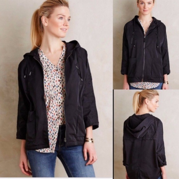 Anthropologie Hei Hei Embroidered Windbreaker Jacket - Picture 13 of 13
